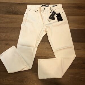 Banana Republic Men’s White Cotton Jeans 34” x 32” NWT